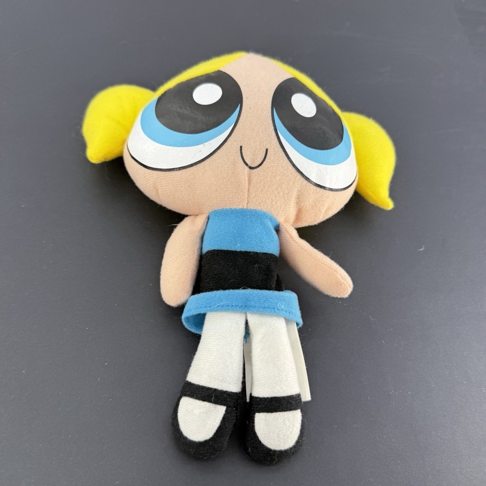 2009 Powerpuff Girls Bubbles Plush Kellytoy Cartoon Network 9" RARE HK002 - Picture 3 of 9